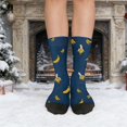 thumbnail image 2 of Crew Socks for Men Cute Banana Print Novelty Soft Lightweight One Size, 2 of 4