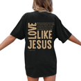 thumbnail image 1 of adviicd T-Shirts pour Femmes Graphique Manches Courtes Col Rond T-Shirt Été 2024 Basique Décontracté à Blocs de Couleur Noir,TG, 1 of 5