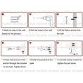 thumbnail image 4 of Toilette Brossée avec Support en Acier Inoxydable G403CA, 4 of 4