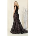 thumbnail image 2 of Robe de Soirée Sirène à Plumes, 2 of 4