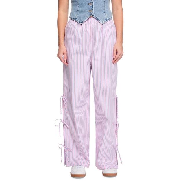 No Boundaries Women's Poplin Pull-On Pant