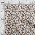 thumbnail image 2 of oneOone Rayon Tawny Brown Fabric Floral Sewing Craft Projects Fabric Prints By Yard 56 Inch Wide, 2 of 4