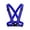Blue, variant on Dvkptbk Sleeveless Garment Visibility Neon Vest Reflective Belt Vest Fit for Running Cycling Sports Sports Safety