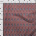 thumbnail image 4 of oneOone Cotton Jersey Maroon Fabric Tree & Geometric Block Sewing Material Print Fabric By The Yard 58 Inch Wide, 4 of 4