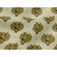 thumbnail image 4 of oneOone Tissu Jersey Viscose Imprimé Visage Animal BTY 60 Pouces de Large, 4 of 5
