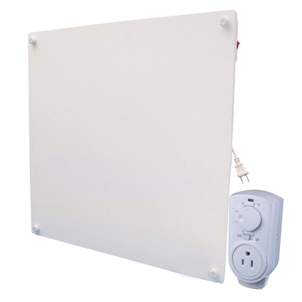 Amaze Heater 400w with Plug-in Thermostat Electric Panel Room Heater
