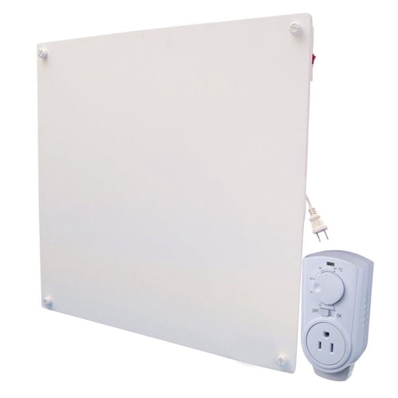 Amaze Heater 400w with Plug-in Thermostat Electric Panel Room Heater