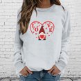 thumbnail image 1 of Mode Hoodies for Women 2023 Été Col Rond Long Sleeve Tops Imprimé Blouse Régulière 50% de Réduction Halloween Clair / Costumes de Noël, 1 of 4
