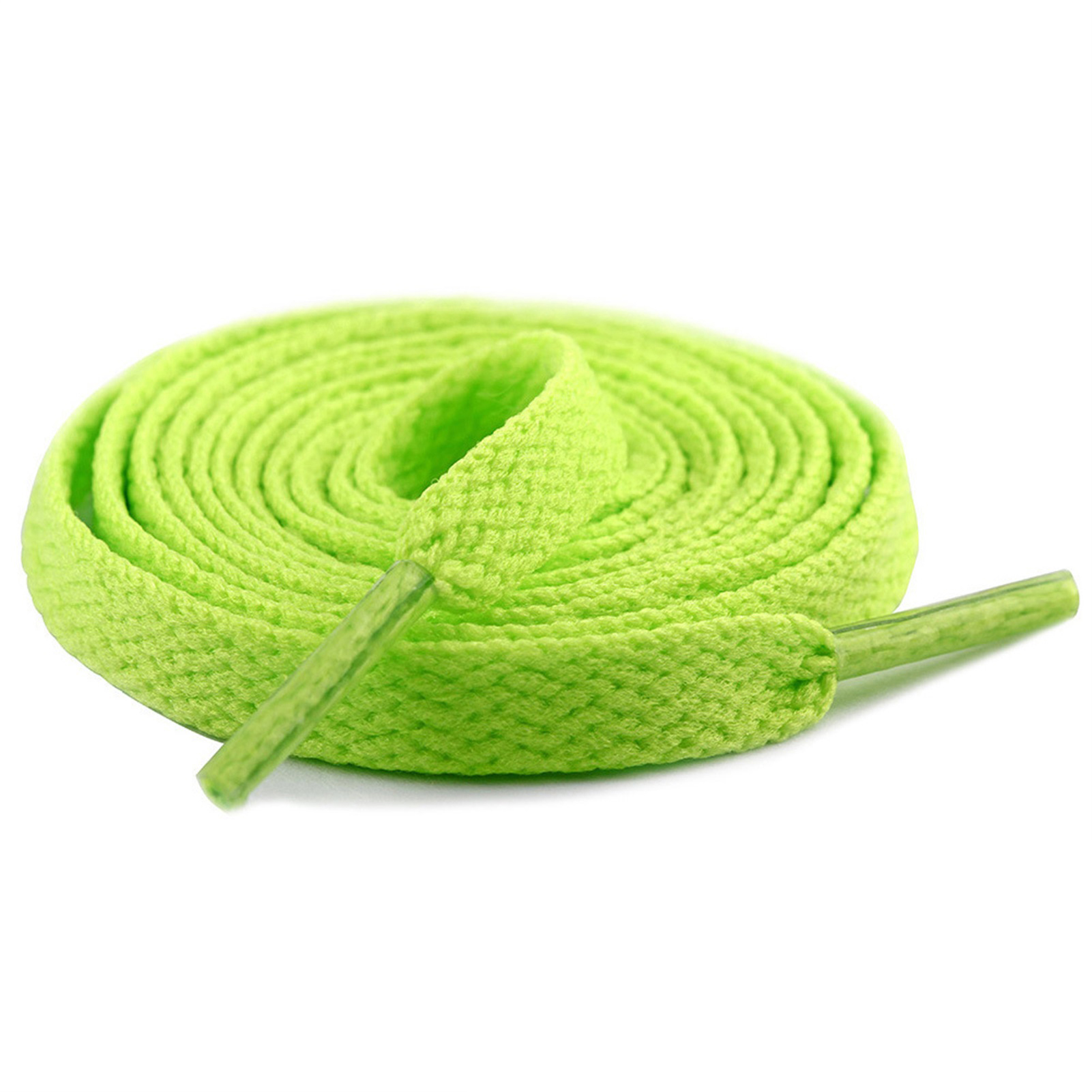 Shoelaces High Bang Polyester Single Layer 8mm Shoe Laces Colorfast Flat ShoelacesOlive Green