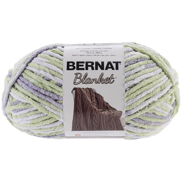 Bernat® Blanket™ #6 Super Bulky Polyester Yarn, Lilac Leaf 10.5oz/300g, 220 Yards