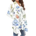 thumbnail image 1 of Cardigan pour Femmes Cardigan à la Mode pour Femmes à Manches Longues Imprimé Floral Veste Haut Vestes pour Femmes Décontracté en Liquidation, 1 of 6