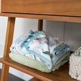 thumbnail image 2 of Modern Moments by Gerber - Herringbone Plush Blanket in Sage, 2 of 4
