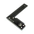 thumbnail image 4 of Carpenter Square Measuring Layout Tool Professional Marking Tool 90 Degree Ruler Black 200mm, 4 of 9