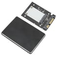 thumbnail image 2 of Hard Drive Reader,SSD Enclosure MSATA to SSD Adapter Box SSD Hard Disk Adapter Box Custom Engineered, 2 of 8