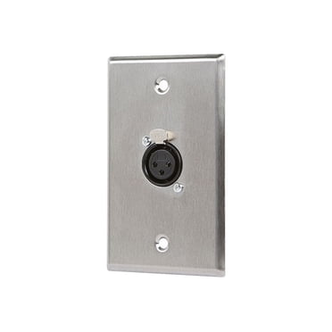 Monoprice , Inc. Plaque Murale Xlr Femelle 3 Broches un Port