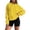 Yellow, variant on Womens Hoodie Fall Solid Oversize Hoodie Basic Pullover Sweatshirt Drop Shoulder Design Stretchy Casual Tops Women's Sweaters Hot Pink S