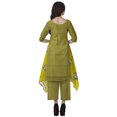 thumbnail image 4 of Moomaya Designer Kurta Kurti 3/4 Sleeves Printed WoMen's Indian Tunic Pant Set, 4 of 6