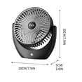 thumbnail image 2 of LSLJS New Circulating Fan Desktop with High Wind Power and Silent Desk Fan That Can Be Rotated Up and Down To Adjust The Electric Fan, Home Accessories, 2 of 2