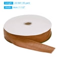thumbnail image 2 of Unique Bargains Velvet Ribbon 1 1/2 Inch x 25 Yard Single Face Spool Silky DIY Crafts Gift Wrapping Bow Decoration Dark Brown, 2 of 5