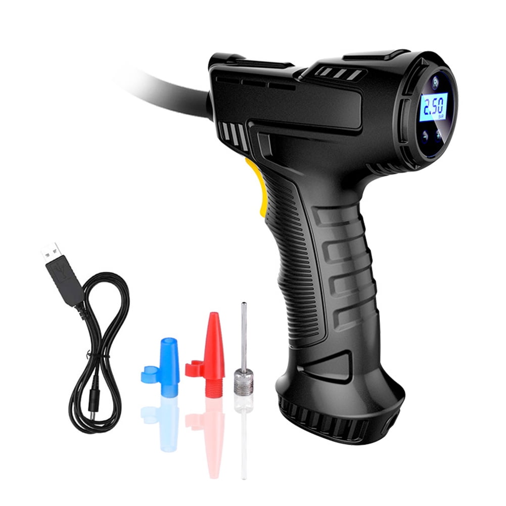 Portable Air Compressor Tire Inflator Intelligent Digital Display Tire Inflator Air Compressor Tyre Pressure Detection Equipment