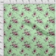 thumbnail image 4 of oneOone Polyester Spandex Mint Green Fabric Florals Sewing Craft Projects Fabric Prints By Yard 56 Inch Wide, 4 of 4