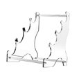 thumbnail image 2 of Xuanheng Acrylic Lightsaber Display Rack Four Layer Stand for Bookshelf Desktop Clear, 2 of 8
