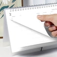 thumbnail image 4 of QTOCIO 2026 Check In Monthly Calendar Mujis Style Minimalisst Literary Office Study Planner Desktop Ornament, 4 of 4
