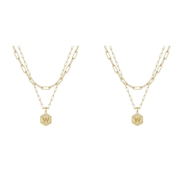 (Lot de 2) 2025 26 Pendentifs en Cristal en Forme de Cœur Initiale Collier Alphabet pour Femmes Collier Ras-du-Cou en Diamant Colliers pour Femmes Collier A Y pour Femmes