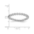 thumbnail image 2 of Bague d'éternité de l'accent de diamant en argent sterling, 2 of 4