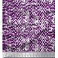 thumbnail image 1 of Soimoi Polyester Crepe Fabric Snake Animal Skin Print Fabric by The Yard 42 Inch Wide, 1 of 3