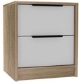 thumbnail image 1 of TUHOME Table de Nuit Kaia Tables de Nuit en Bois d'Ingénierie Multicolores, 1 of 9