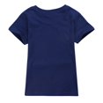 thumbnail image 4 of TZEWGL Summer Short Sleeve Letter Printed Tunic Tees For Child Clothes For Baby size 8-9T, 4 of 4