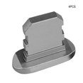 thumbnail image 4 of 4 Pieces Phone Portable Dust Caps Phone Portable Smartphone Charging Port Dustproof Stoppers Accessories Spare Parts Replacement for iPhone Grey, 4 of 8