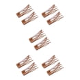 thumbnail image 2 of QualitChoice Hair Ornaments Iron Material Hair Accessories Side Clip Snap Fastener Clip Coffee 5Set, 2 of 6
