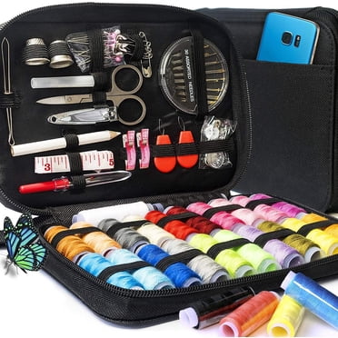 Sewing KIT Premium Repair Set - Complete Needle and Thread Kit for Sewing,Over 100 Supplies & 24-Color Threads - Sewing Kits for Adults for Quick Fixes,Basic Travel Sewing Kit for On-The-Go Repairs