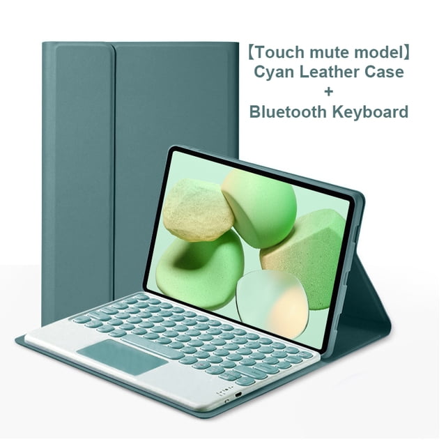 For Lenovo Tab P11 Plus 11 Pro 11.5 Xiaoxin Pad M10 Plus 3rd 10.6 Case with Keyboard, Keyboard Cover for Lenovo P11 Pro 2nd 11.2 Cyan C Tab P11 Plus 11inch