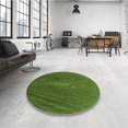 thumbnail image 4 of Ahgly Company Tapis d'Intérieur Rectangulaire Transitionnel Vert Forêt Sombre Lavable à la Machine, 5 Pieds x 8 Pieds, 4 of 7