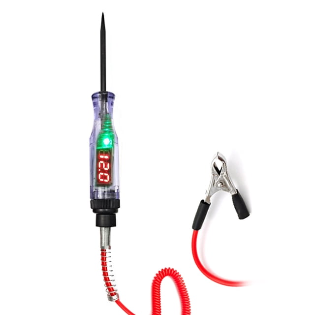 Labymos 6 V 12 V 24 V Portable Car Automotive Electric Digital Display Circuit Tester