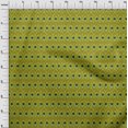 thumbnail image 4 of oneOone Viscose Chiffon Olive Green Fabric Ikat Craft Projects Decor Fabric Printed By The Yard 42 Inch Wide, 4 of 4