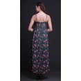 thumbnail image 3 of Bimba Robe Longue d'Été Sans Manches à Imprimé Teinture sur Nœuds Florale pour Femme, Décontractée, Maxi, de Plage - Grand, 3 of 5