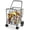 Black, variant on Giantex Folding Shopping Cart, Light Weight Trolley w/Handle & Swiveling Wheels, Large Grocery Cart, Black