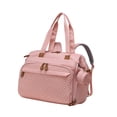 thumbnail image 4 of Bunblic Diaper Bag Backpack Travel Bag Large Capacity Wear Resistant with Shoes Compartment Pacifier Case for Clothes Trip Essentials Pink, 4 of 8