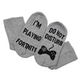 thumbnail image 4 of Esquirla I\\\\\\\\\\\\\\\\\\\\\\\\\\\\\\\\\\\\\\\\\\\\\\\\\\\\\\\\\\\\\\\'m Gaming Socks Gray+Black Tall, 4 of 8
