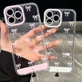 thumbnail image 4 of for iPhone 17 Series Vibrant LED Bowknot Phone Case, Built-in LED Colorful Glowing Cell Phone Cover for Women, Multiple Colors Flash Modes (White, iPhone 17 Pro Max), 4 of 7