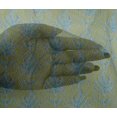 thumbnail image 4 of oneOone Viscose Chiffon Fabric Leaves Block Printed Craft Fabric BTY 42 Inch Wide, 4 of 4