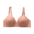 thumbnail image 2 of Bras for Women, Womans Embroidered Glossy Comfortable Breathable Bra Underwear No Rims, 2 of 6