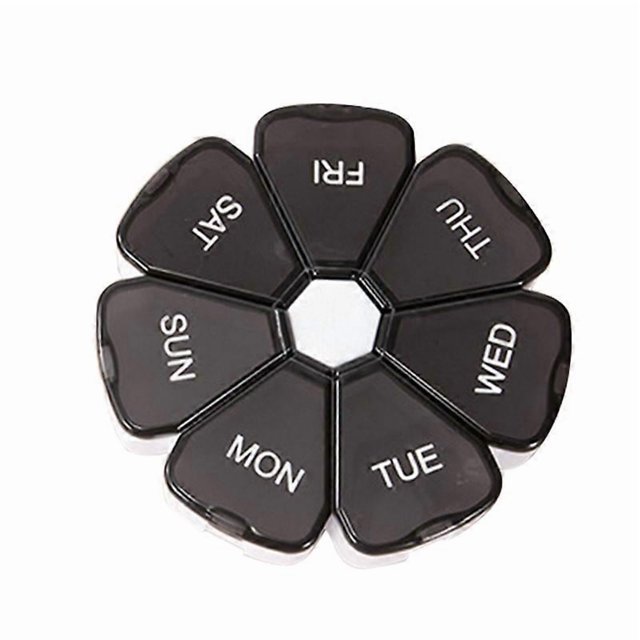 Portable Pill Box Medicine Planner Small Case Weekly Pill Organizer