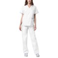 thumbnail image 3 of Adar Mens Medical Scrubs Set Medical Uniforms - Roomy Fit (30 Colors), 3 of 7