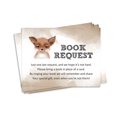 thumbnail image 1 of Inkdotpot 30Fox Jungle Animals Baby Shower Book Request Cards Bring A Book Instead Of A Card Baby Shower Invitations Inserts Games, 1 of 6