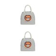 thumbnail image 4 of Transemion Stay Organized With Large Capacity For Home Or Office Large Capacity Design Lunch Bags For Women Bag grey 1 2Set, 4 of 6